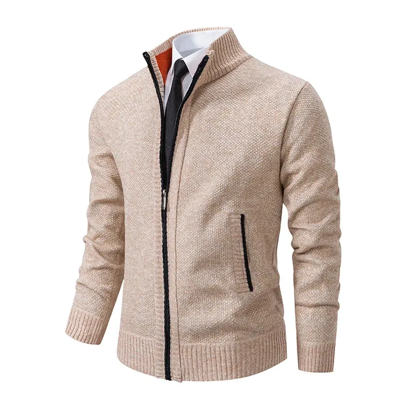 Obsidian Phoenix Fleece Zipper Cardigan