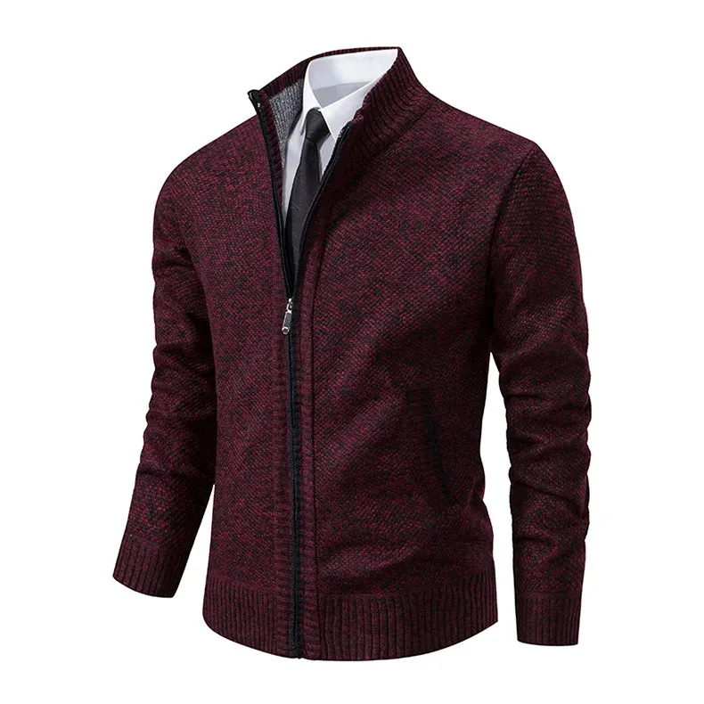 Obsidian Phoenix Fleece Zipper Cardigan