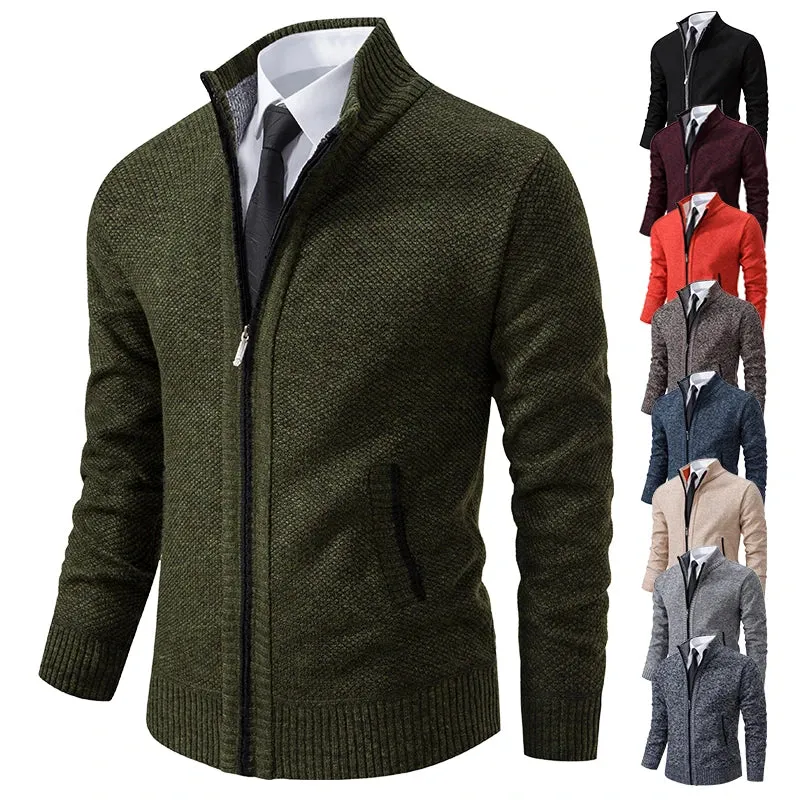 Obsidian Phoenix Fleece Zipper Cardigan