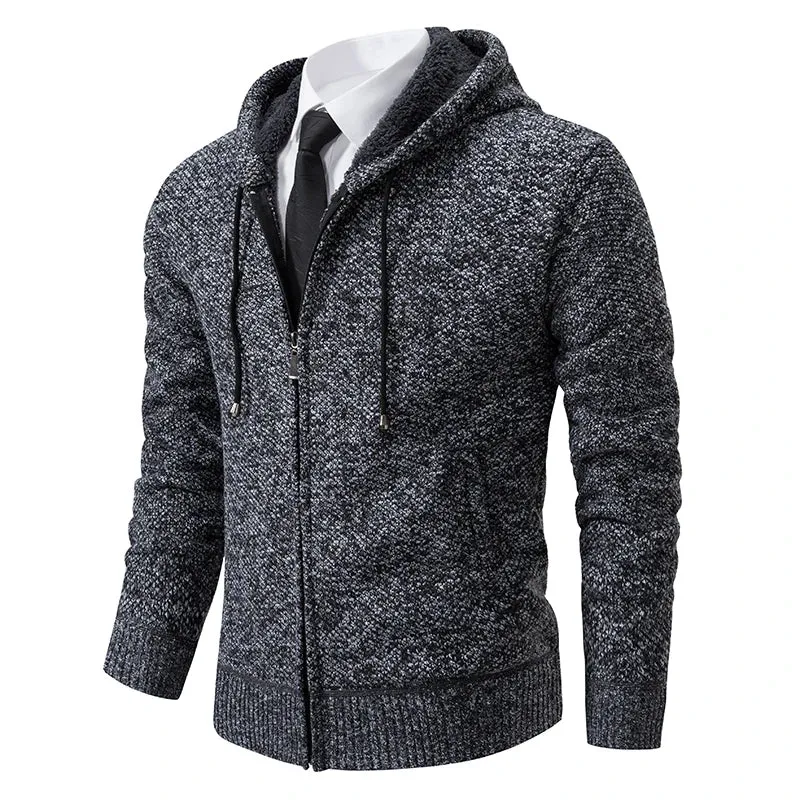 Obsidian Phoenix Fleece Zipper Cardigan