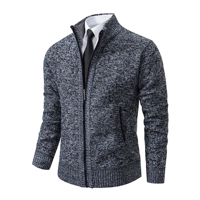 Obsidian Phoenix Fleece Zipper Cardigan