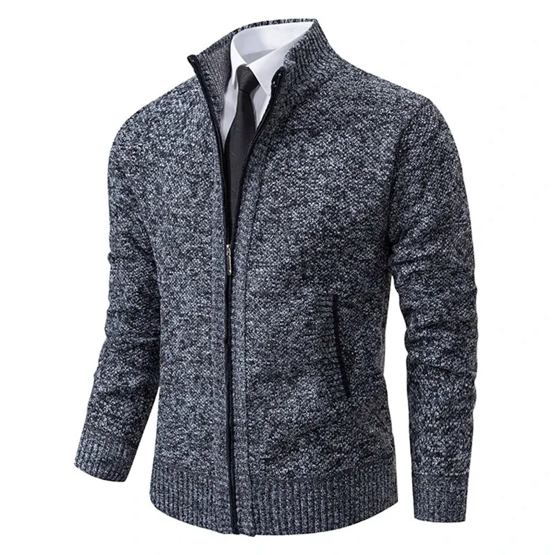 Obsidian Phoenix Fleece Zipper Cardigan