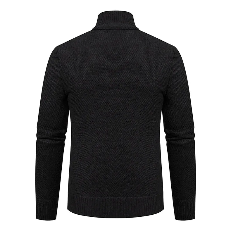 Obsidian Phoenix Fleece Zipper Cardigan
