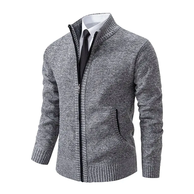 Obsidian Phoenix Fleece Zipper Cardigan