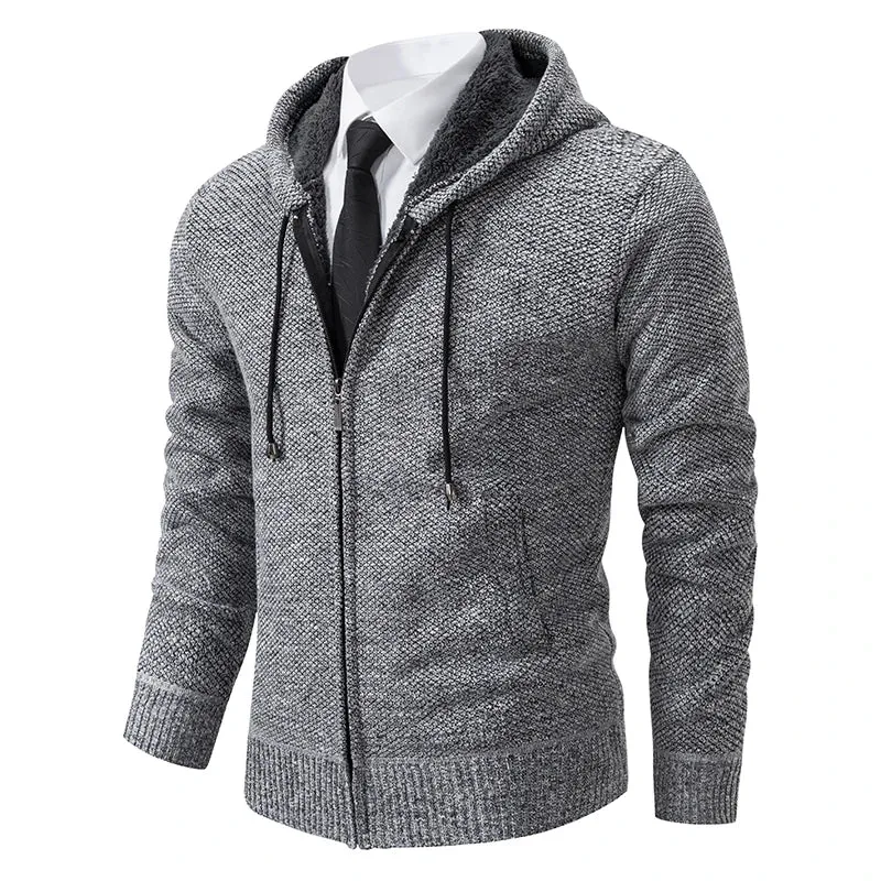 Obsidian Phoenix Fleece Zipper Cardigan