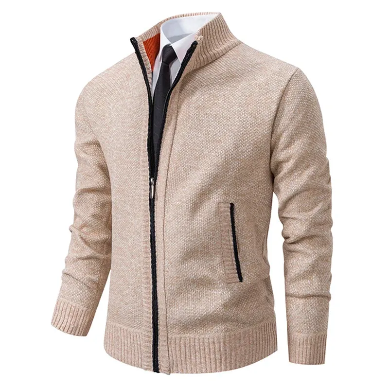 Obsidian Phoenix Fleece Zipper Cardigan