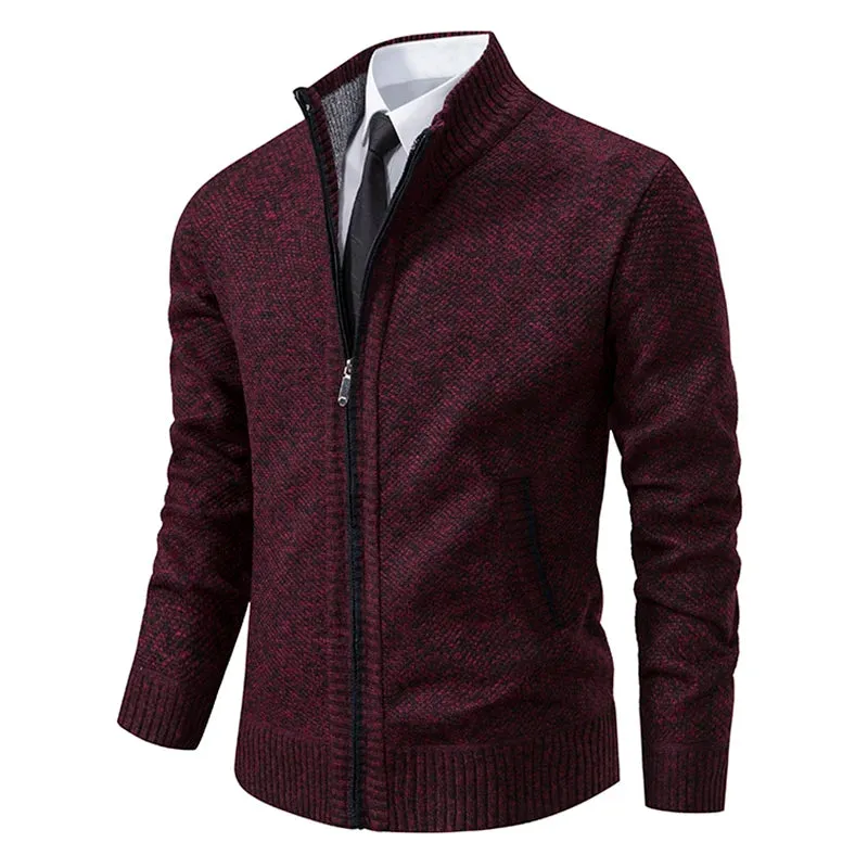 Obsidian Phoenix Fleece Zipper Cardigan