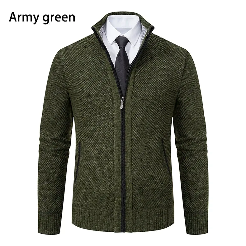 Obsidian Phoenix Fleece Zipper Cardigan