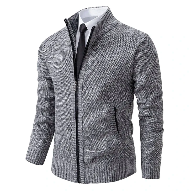 Obsidian Phoenix Fleece Zipper Cardigan
