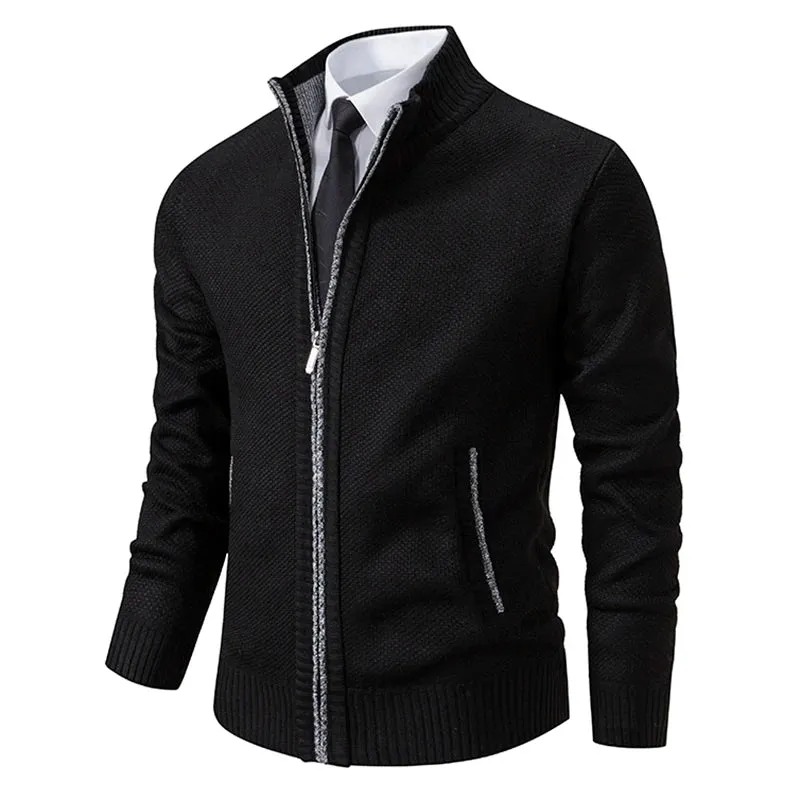 Obsidian Phoenix Fleece Zipper Cardigan