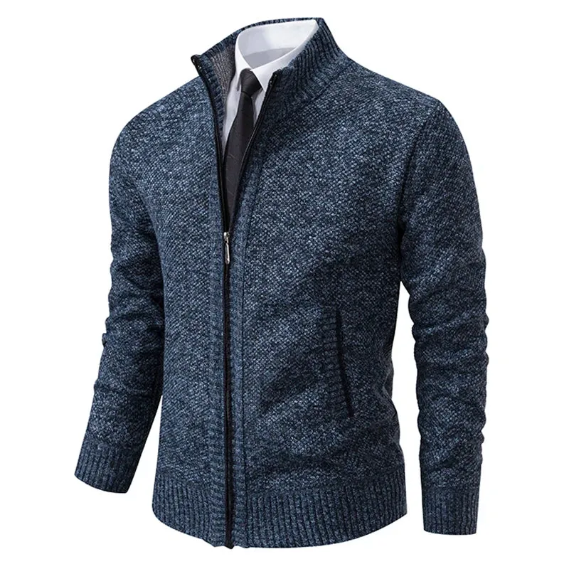 Obsidian Phoenix Fleece Zipper Cardigan