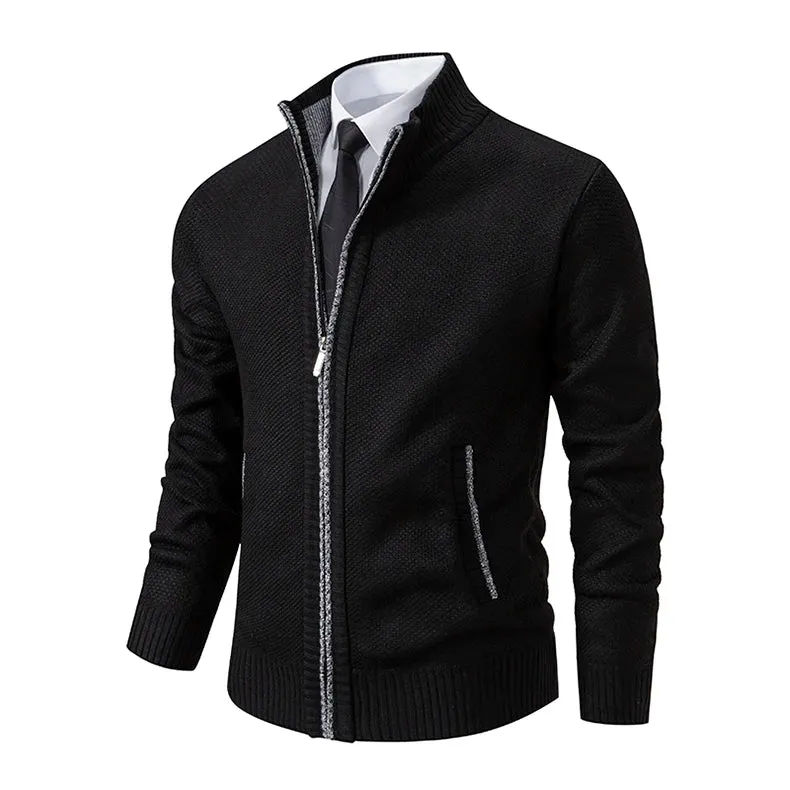 Obsidian Phoenix Fleece Zipper Cardigan
