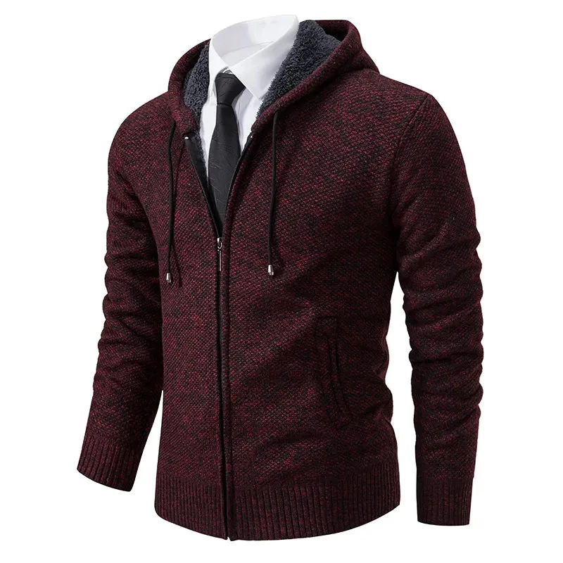 Obsidian Phoenix Fleece Zipper Cardigan