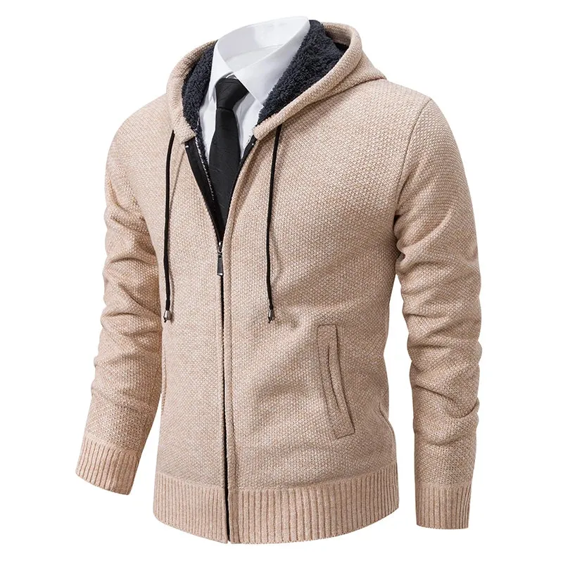 Obsidian Phoenix Fleece Zipper Cardigan