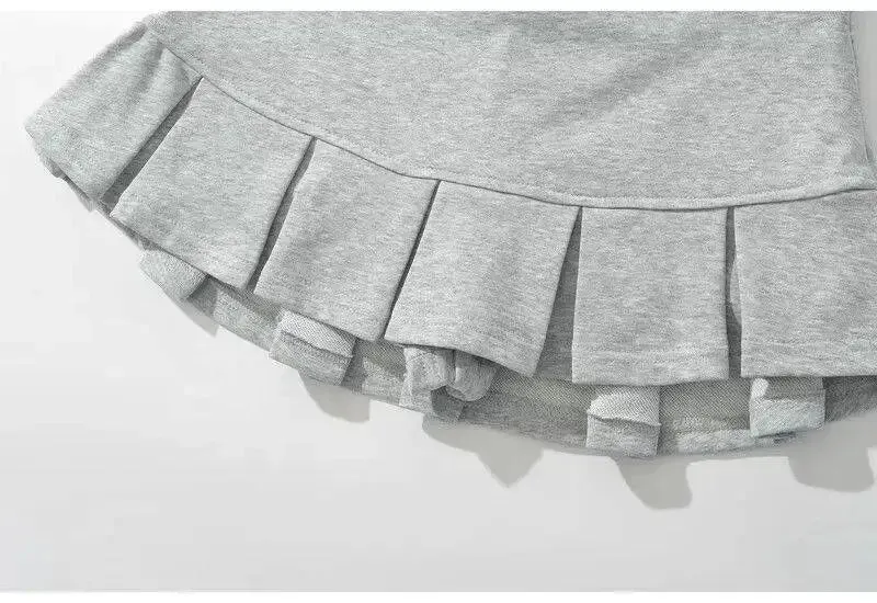 Obsidian Phoenix Low-Waist Pleated Mini Skirt