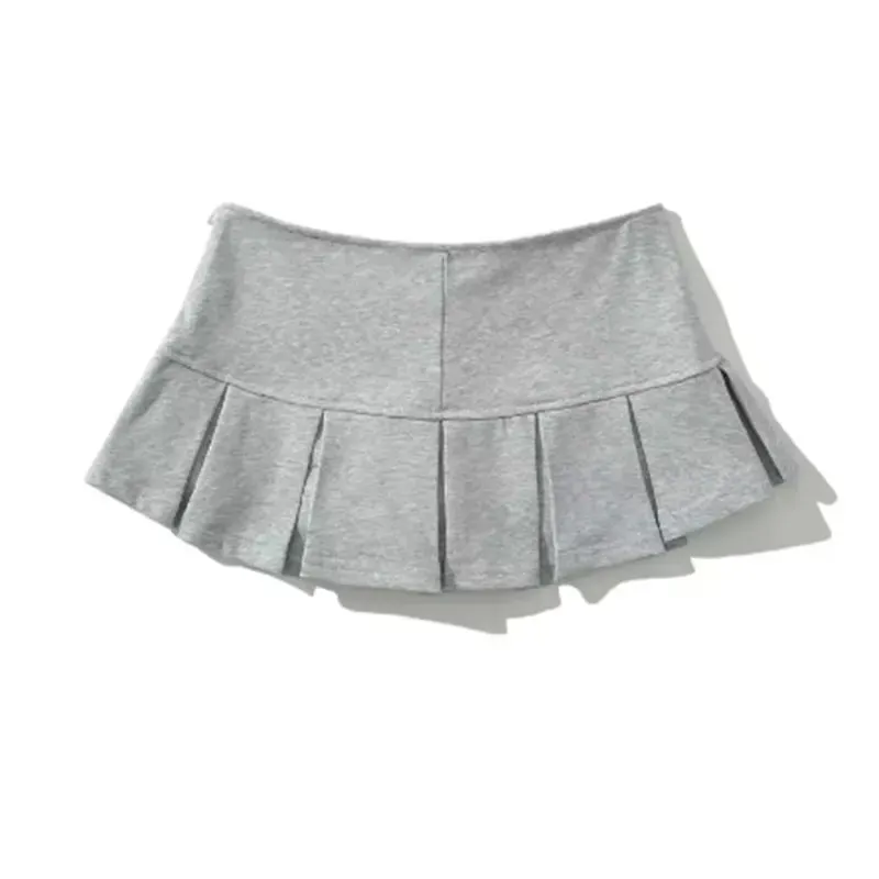 Obsidian Phoenix Low-Waist Pleated Mini Skirt