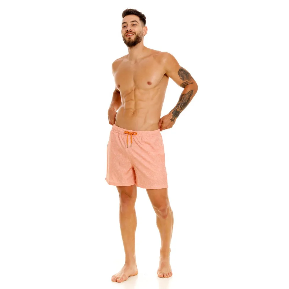 ORANGE BOHO HALF SHORTS