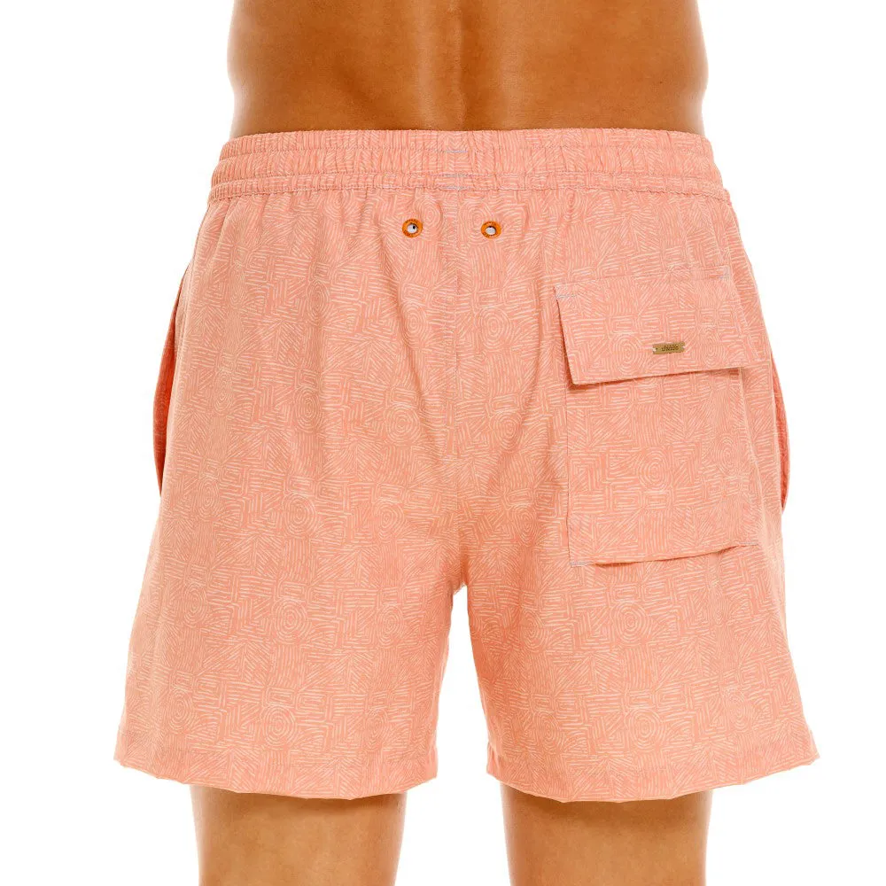 ORANGE BOHO HALF SHORTS