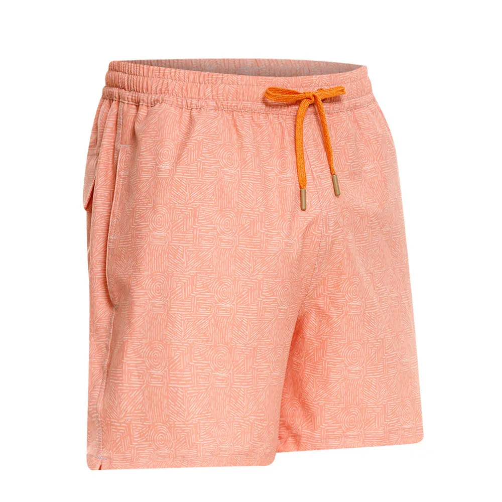 ORANGE BOHO HALF SHORTS