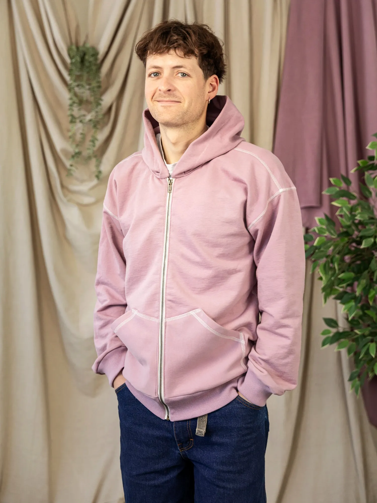 Organic Cotton Heavy French Terry - Lilac - Swatch