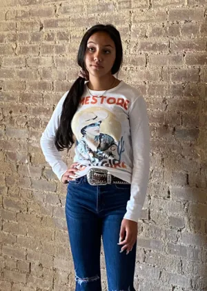 Original Cowgirl Clothing T-Shirts: Long Sleeve Dimestore Cowgirl