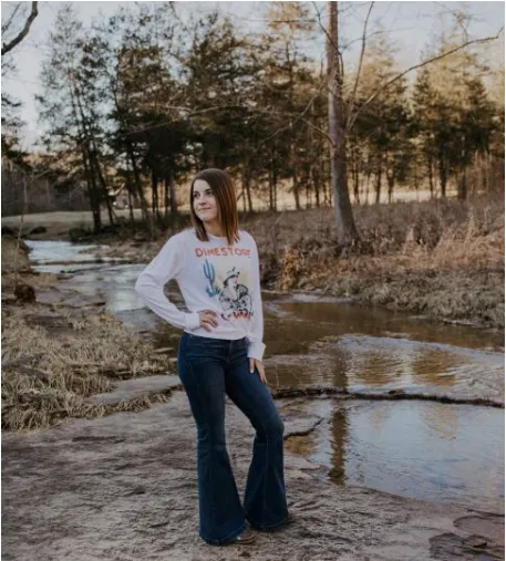 Original Cowgirl Clothing T-Shirts: Long Sleeve Dimestore Cowgirl