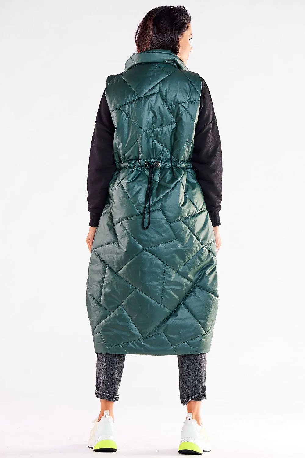Oversized Zip Tailored Vest