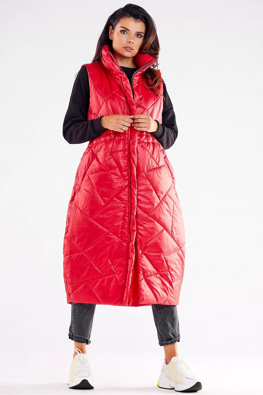Oversized Zip Tailored Vest