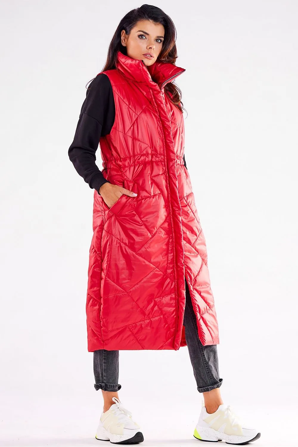 Oversized Zip Tailored Vest