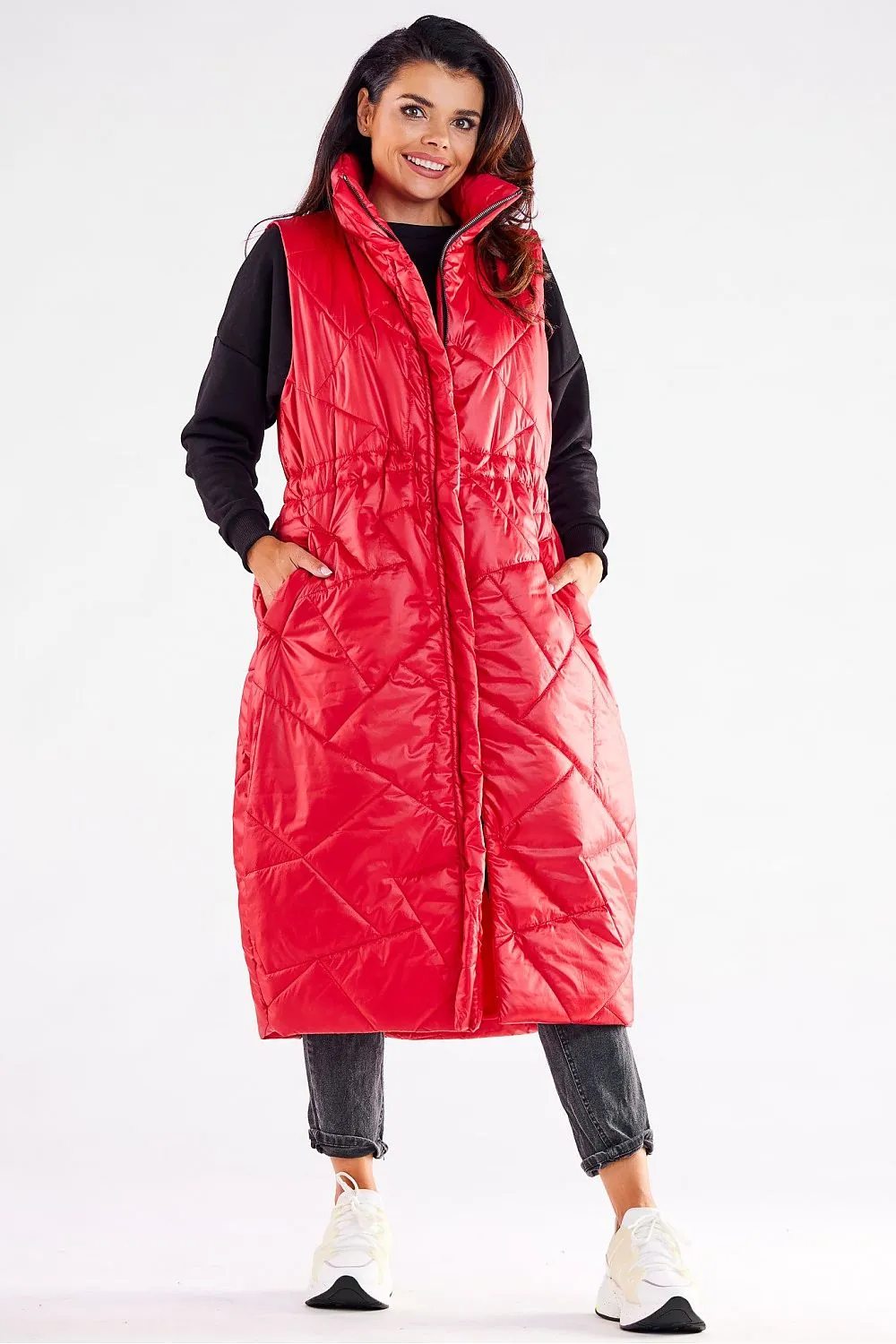 Oversized Zip Tailored Vest