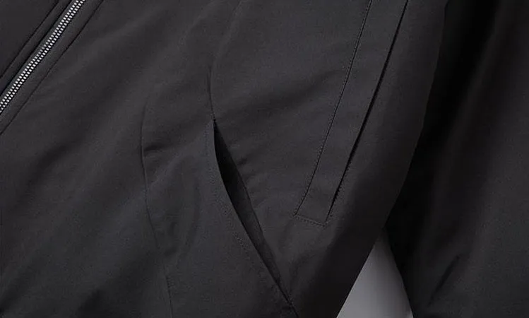 Padded and Thickened Solid Color Varsity Jacket for Men