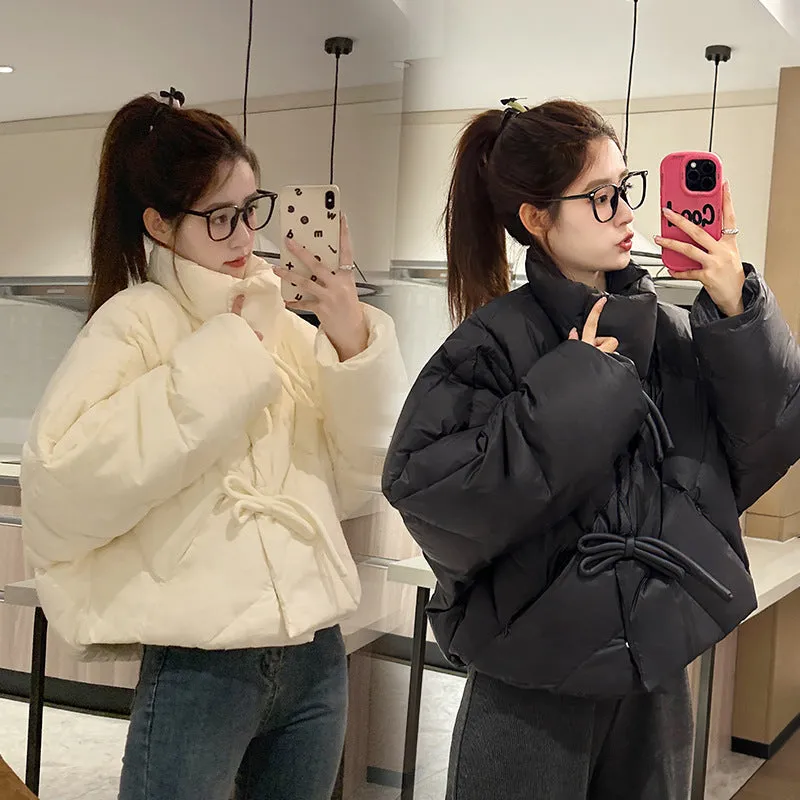 Padded and Water-Resistant Cropped Puffer Jacket for Women