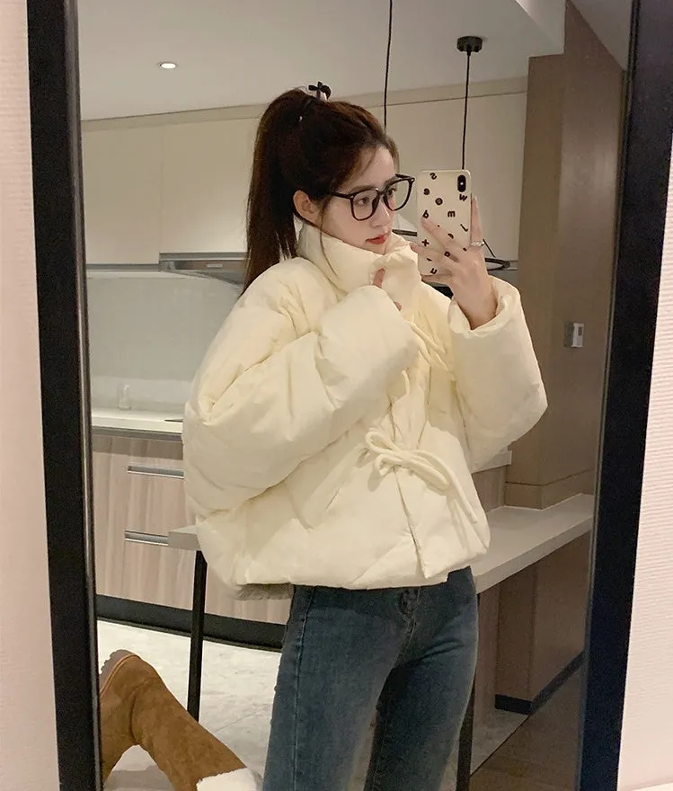 Padded and Water-Resistant Cropped Puffer Jacket for Women