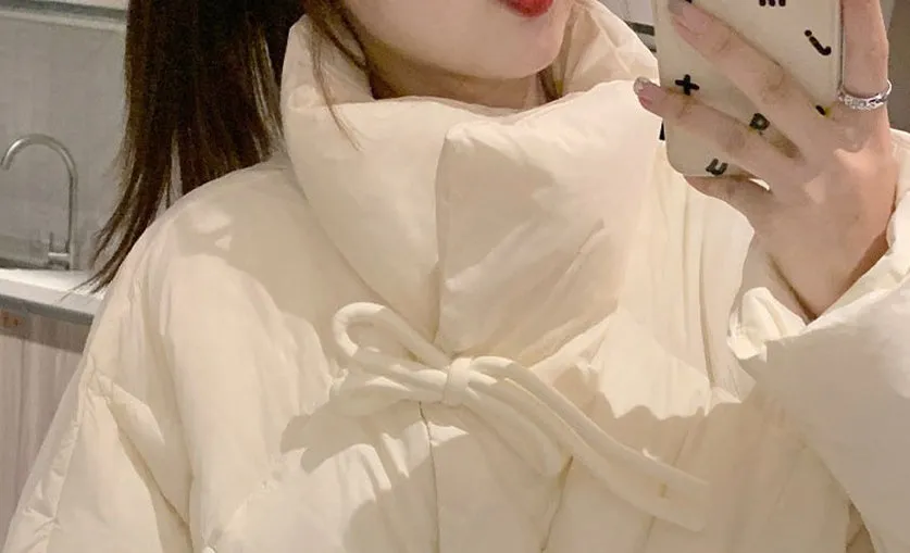 Padded and Water-Resistant Cropped Puffer Jacket for Women