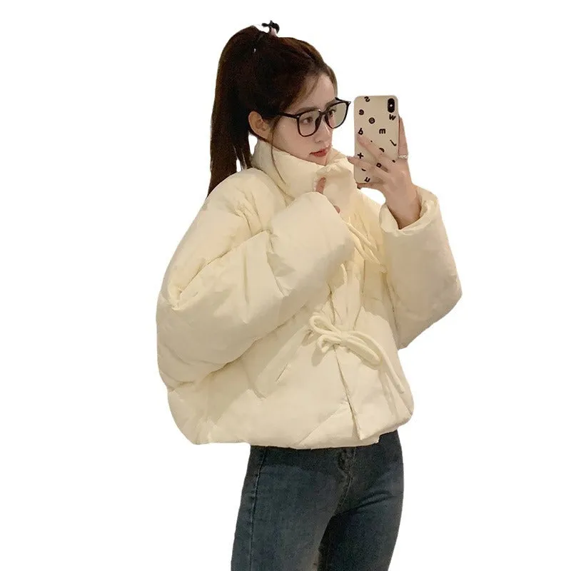 Padded and Water-Resistant Cropped Puffer Jacket for Women