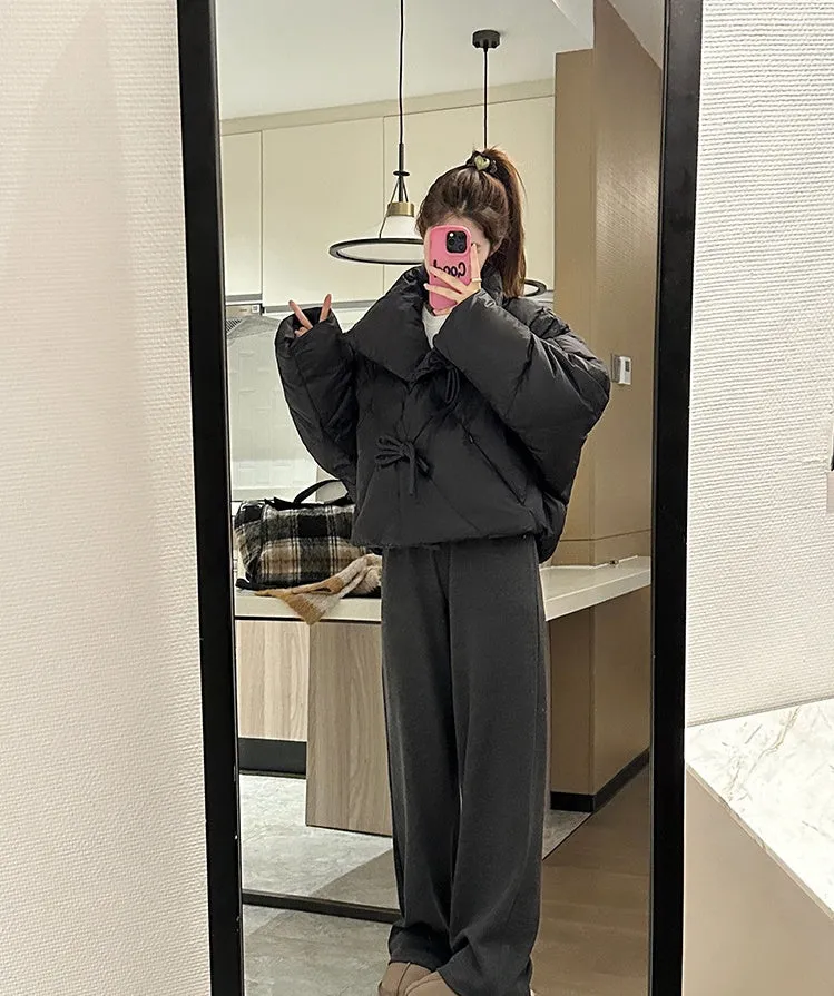 Padded and Water-Resistant Cropped Puffer Jacket for Women