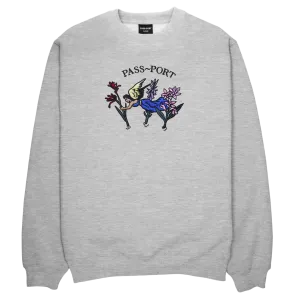 Passport Gardening Appliqué Sweater 'Grey'