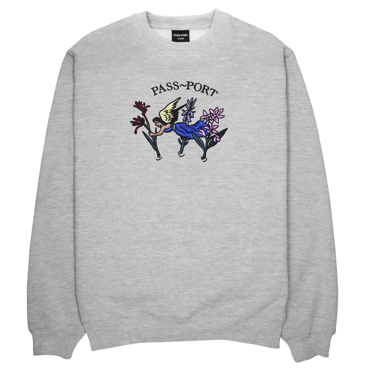 Passport Gardening Appliqué Sweater 'Grey'