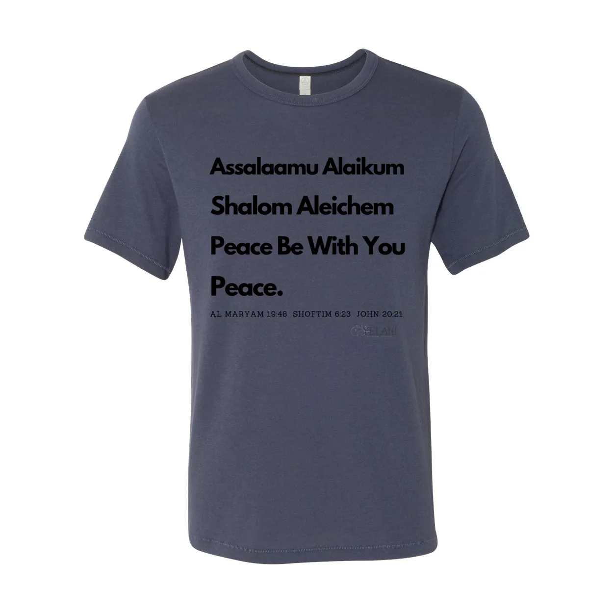 Peace & Blessings Vintage 50/50 Jersey Tee – Unity Through Language