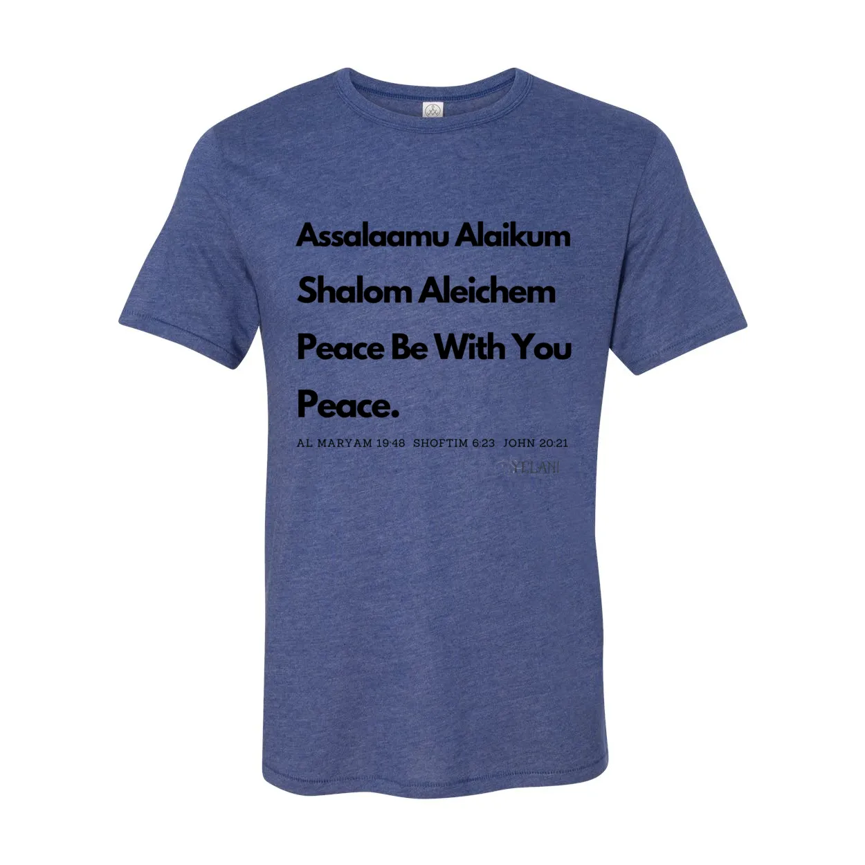 Peace & Blessings Vintage 50/50 Jersey Tee – Unity Through Language
