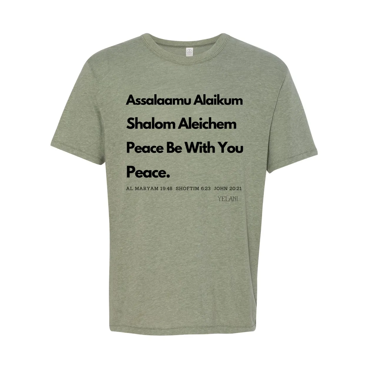 Peace & Blessings Vintage 50/50 Jersey Tee – Unity Through Language