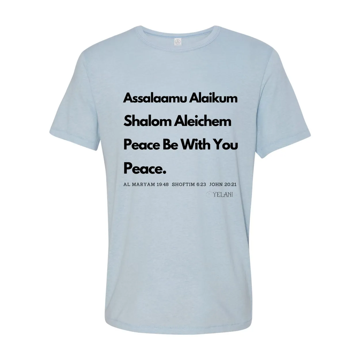 Peace & Blessings Vintage 50/50 Jersey Tee – Unity Through Language