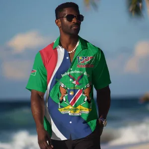 Personalised Namibia Hawaiian Shirt 35th Anniversary Independence Day LT15
