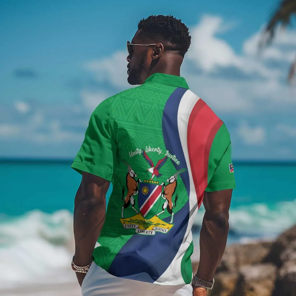 Personalised Namibia Hawaiian Shirt 35th Anniversary Independence Day LT15