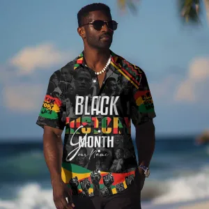 Personalized Black History Month Hawaiian Shirt with African American Heroes DT02