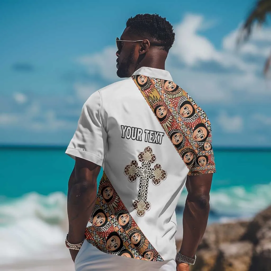 Personalized Ethiopia Hawaiian Shirt Ethiopian Orthodox Church Angel LT15