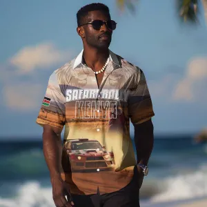Personalized Kenya Safari Racing Car Hawaiian Shirt Come On Kenyan LT15
