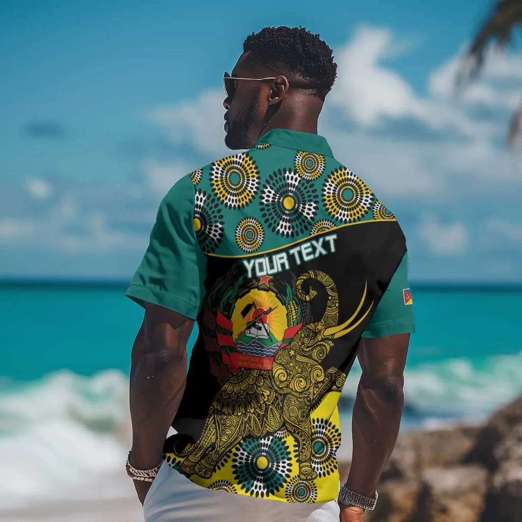 Personalized Mozambique Hawaiian Shirt African Elephant With Capunala Pattern LT15