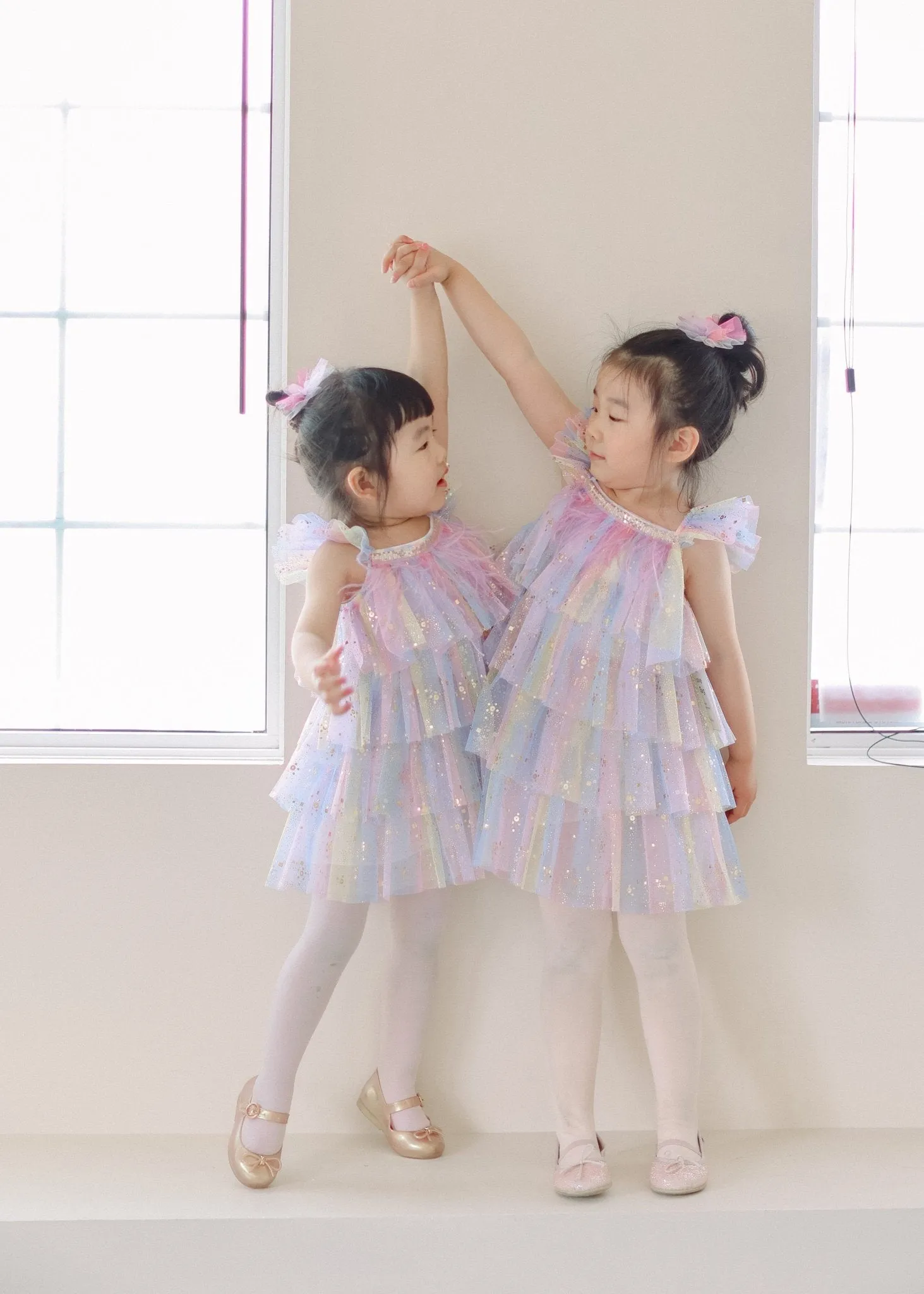 PETITE HAILEY Layered Dress Purple