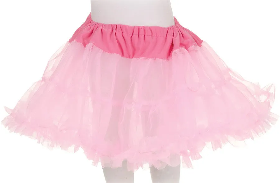 Petticoat Tutu Chld Bubble Gum  Costume Accessories
